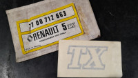 7700712663 - Autocolante TX cinza prata